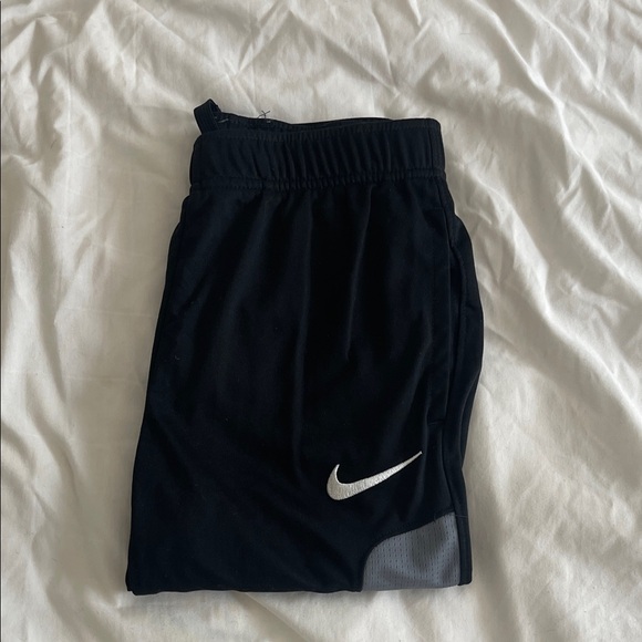 Nike Kids Black Joggers with Gray Panels - Picture 5 of 5